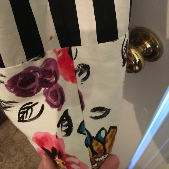 Mod Cloth Miss Mix-it Floral/Stripe Dress Sz 1x - Picture 8 of 8